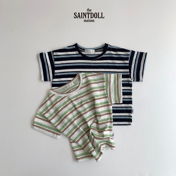 Saint Doll - Korean Children Fashion - #stylishchildhood - Cool Striped Tee