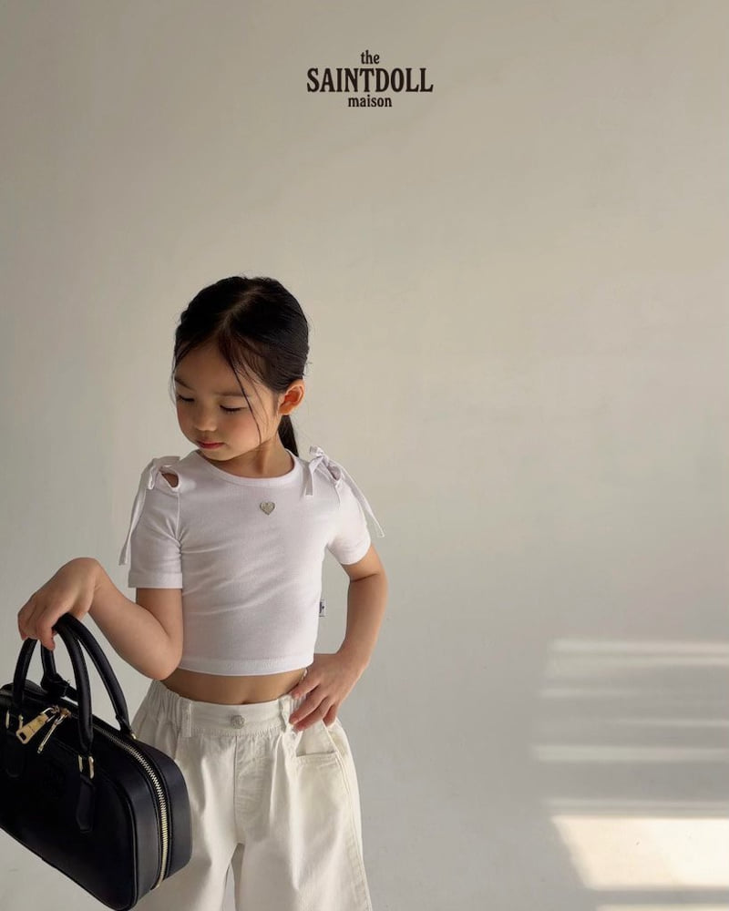Saint Doll - Korean Children Fashion - #stylishchildhood - Shoulder Cut Tee - 10