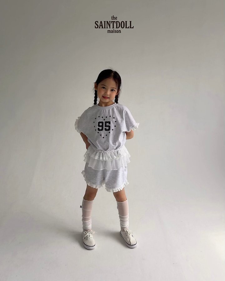 Saint Doll - Korean Children Fashion - #stylishchildhood - Lace Two-Piece Set - 6