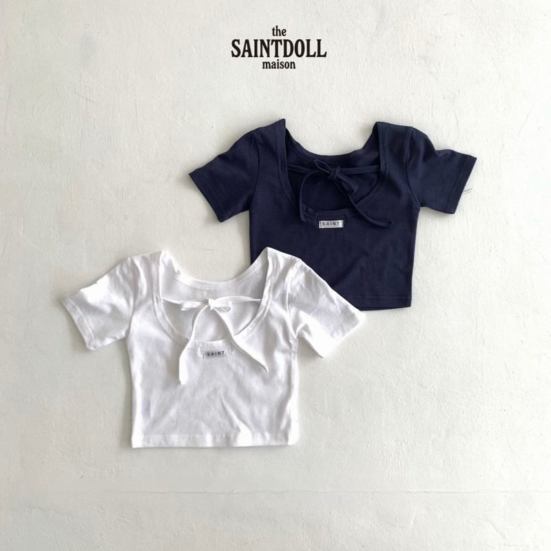 Saint Doll - Korean Children Fashion - #todddlerfashion - Backless Short Sleeve
