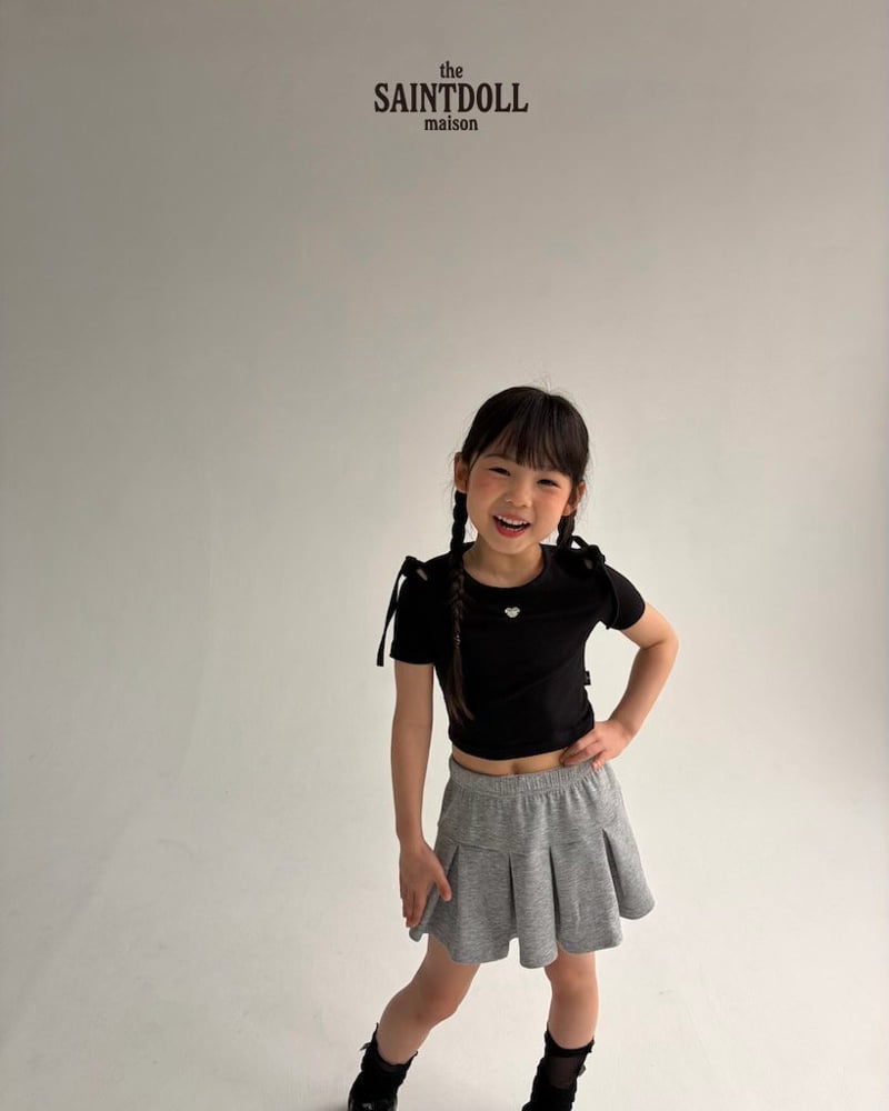 Saint Doll - Korean Children Fashion - #todddlerfashion - Shoulder Cut Tee - 8