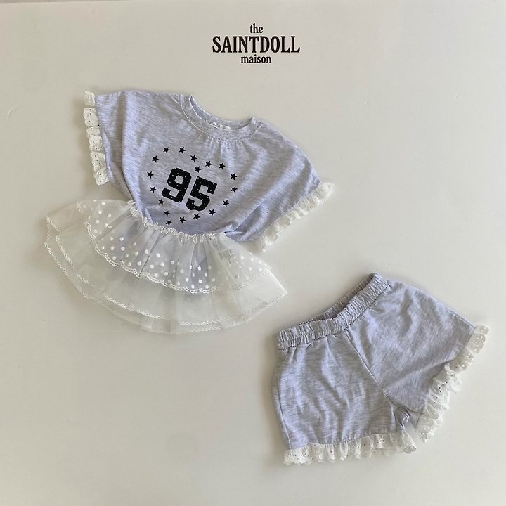 Saint Doll - Korean Children Fashion - #prettylittlegirls - Lace Two-Piece Set - 4