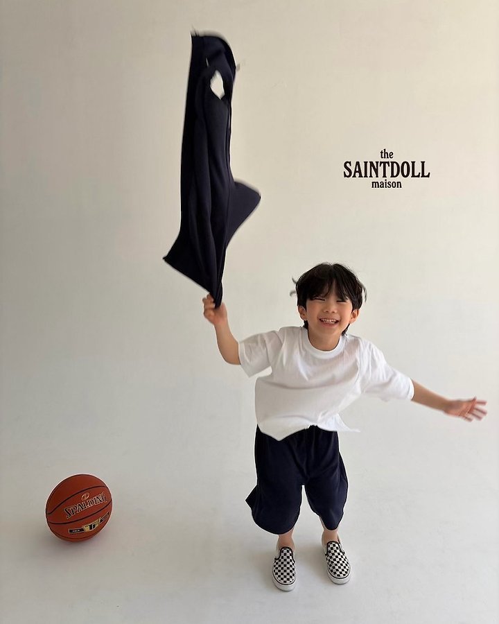 Saint Doll - Korean Children Fashion - #toddlerclothing - Diagonal Seam Tee - 11