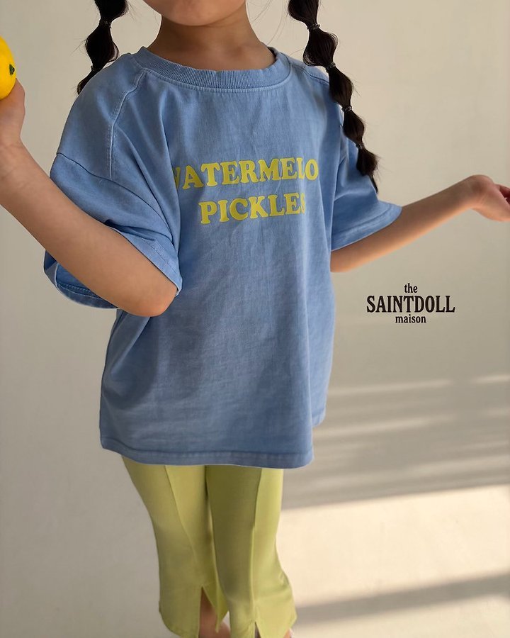 Saint Doll - Korean Children Fashion - #toddlerclothing - Pig Watermelon Tee - 7