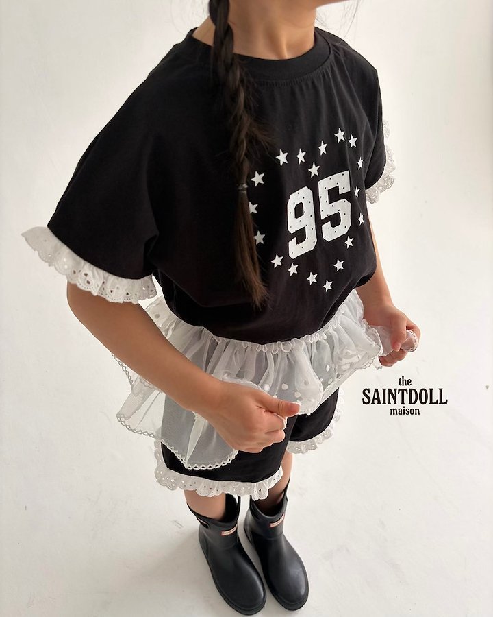 Saint Doll - Korean Children Fashion - #toddlerclothing - Lace Two-Piece Set - 5