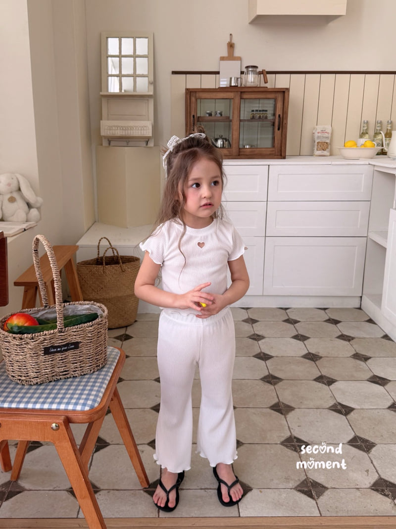Second Moment - Korean Children Fashion - #Kfashion4kids - Heart Flutter Tee - 12