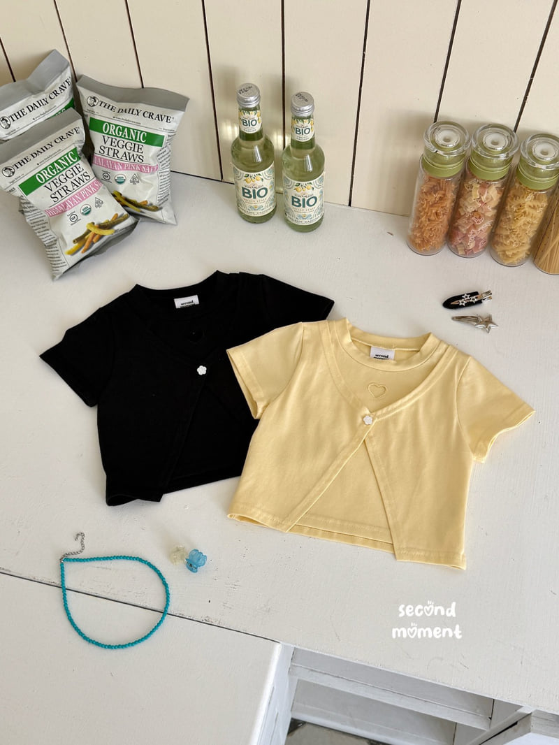 Second Moment - Korean Children Fashion - #Kfashion4kids - Layered Heart Tee