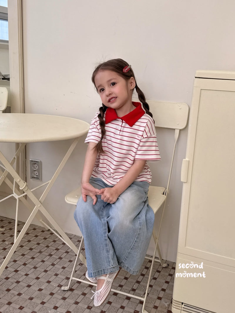 Second Moment - Korean Children Fashion - #Kfashion4kids - Summer Wide Denim Pants - 8