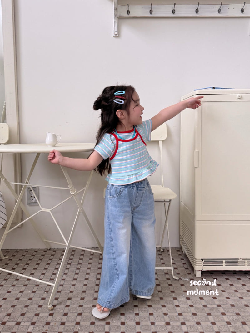Second Moment - Korean Children Fashion - #Kfashion4kids - Rainbow Frill Tee - 7