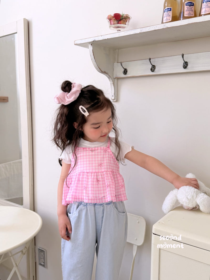 Second Moment - Korean Children Fashion - #Kfashion4kids - Minky Ribbon Bustier - 6