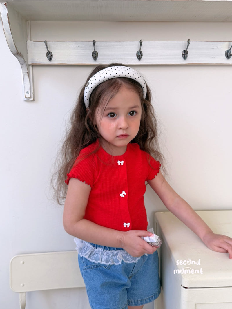 Second Moment - Korean Children Fashion - #childofig - Muse Ribbon Cardigan - 11