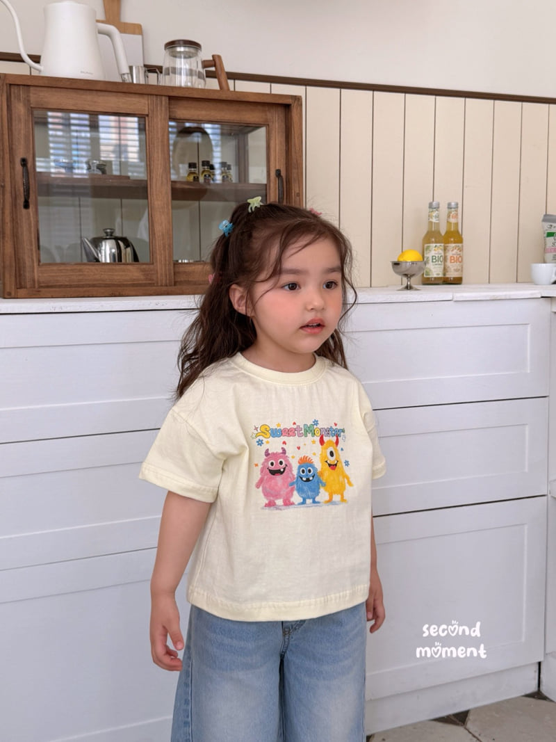 Second Moment - Korean Children Fashion - #childofig - Sweet Monster Tee - 7