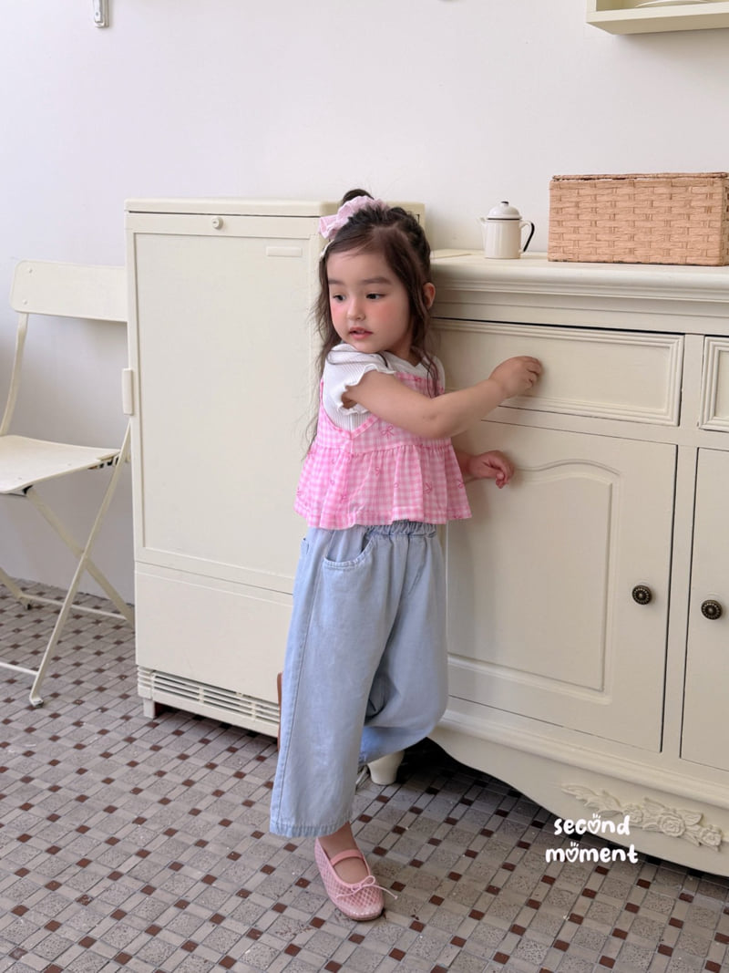 Second Moment - Korean Children Fashion - #childofig - Minky Ribbon Bustier - 12