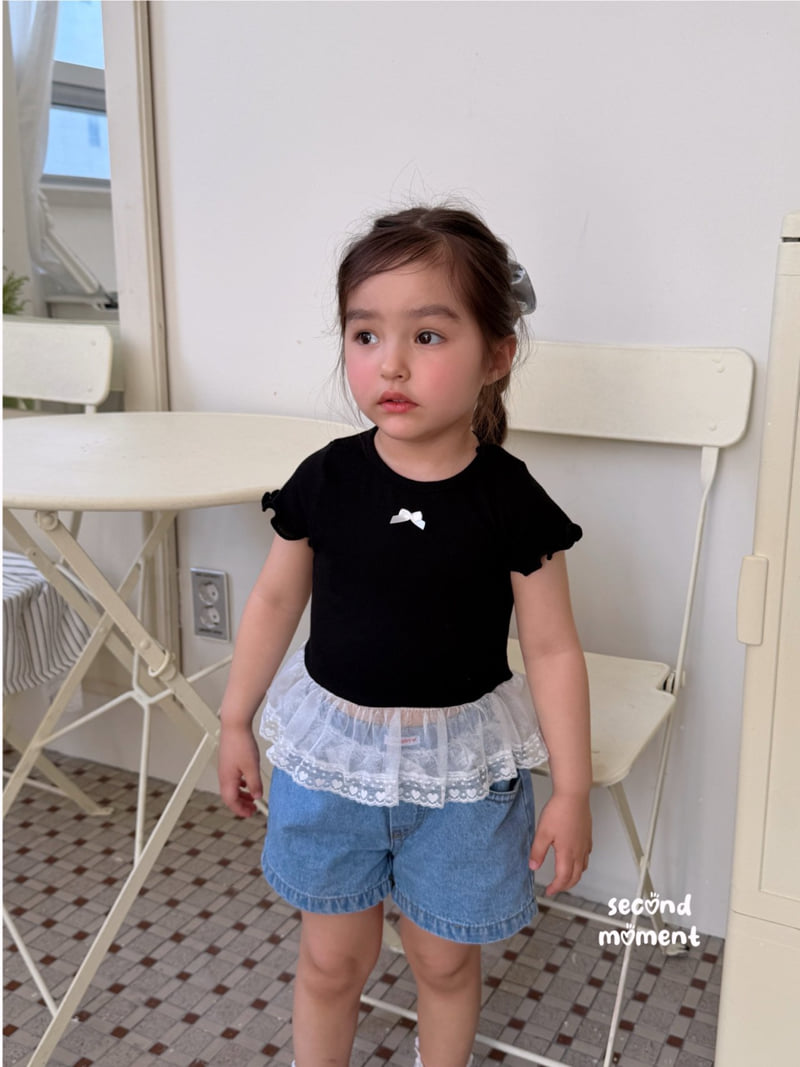 Second Moment - Korean Children Fashion - #childrensboutique - Popo Ribbon Tee - 8