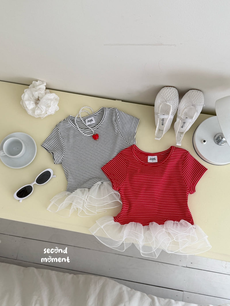 Second Moment - Korean Children Fashion - #childrensboutique - Cherry Wire Tee - 12