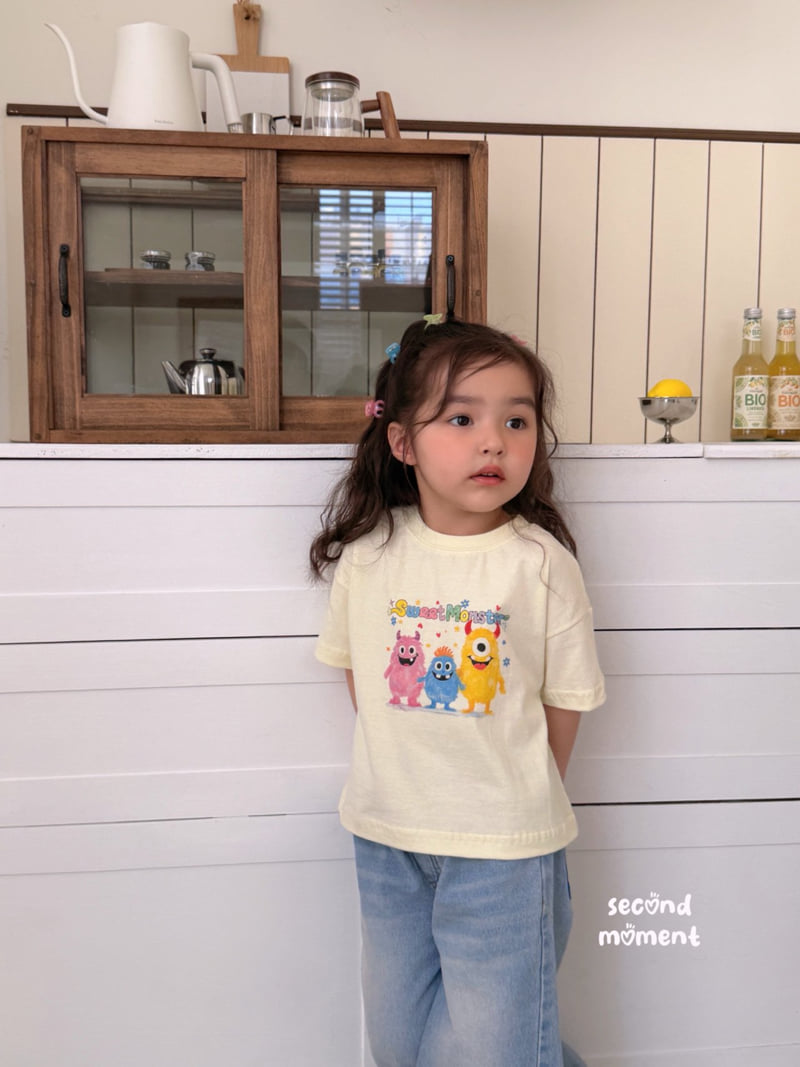 Second Moment - Korean Children Fashion - #childrensboutique - Sweet Monster Tee - 8
