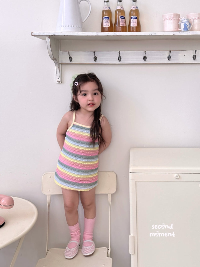 Second Moment - Korean Children Fashion - #childrensboutique - Rainbow One-piece - 6
