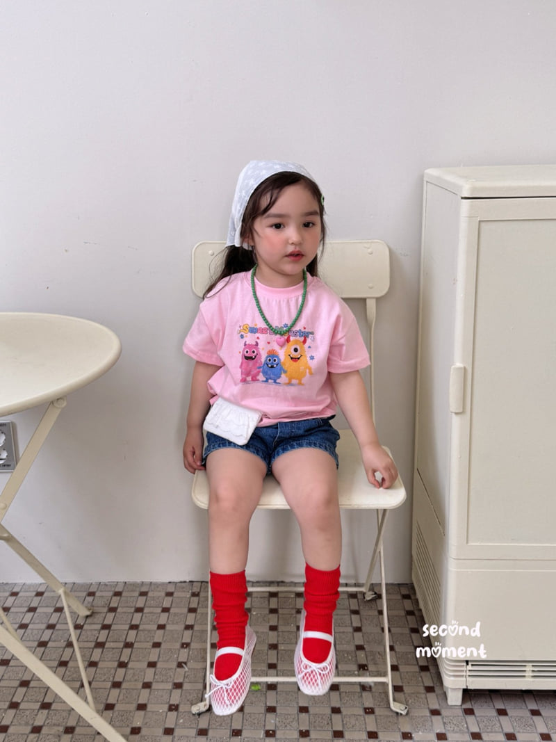 Second Moment - Korean Children Fashion - #designkidswear - Gelato Denim Shorts - 3