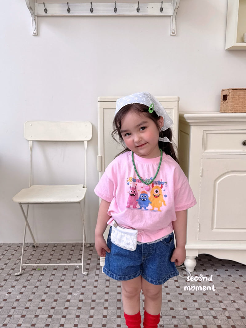 Second Moment - Korean Children Fashion - #designkidswear - Sweet Monster Tee - 9