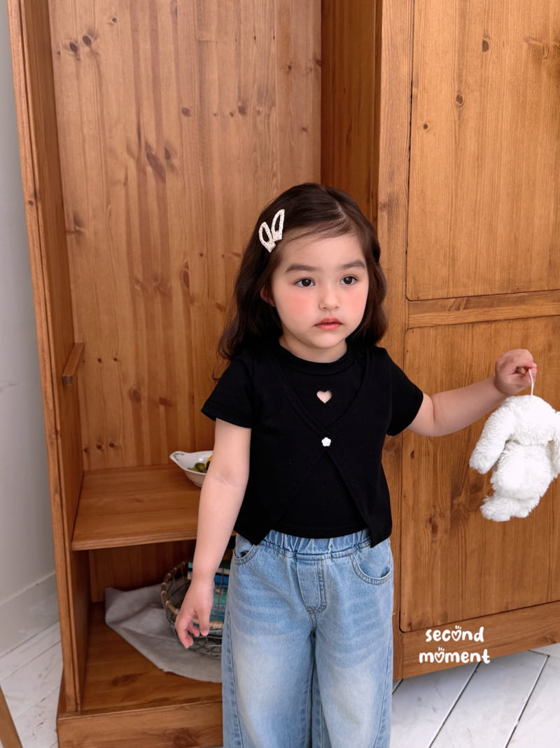 Second Moment - Korean Children Fashion - #discoveringself - Layered Heart Tee - 12