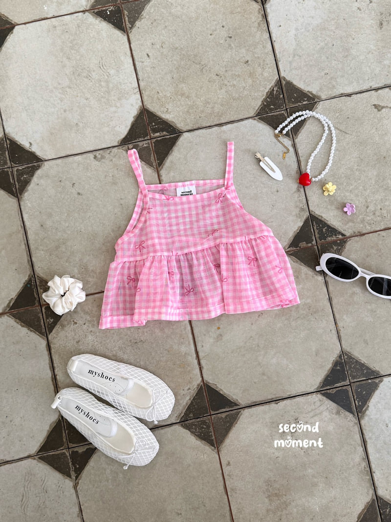 Second Moment - Korean Children Fashion - #discoveringself - Minky Ribbon Bustier