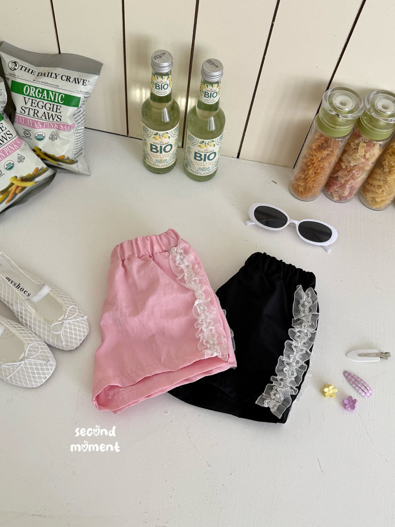 Second Moment - Korean Children Fashion - #fashionkids - Sherbet Pearl Shorts - 3