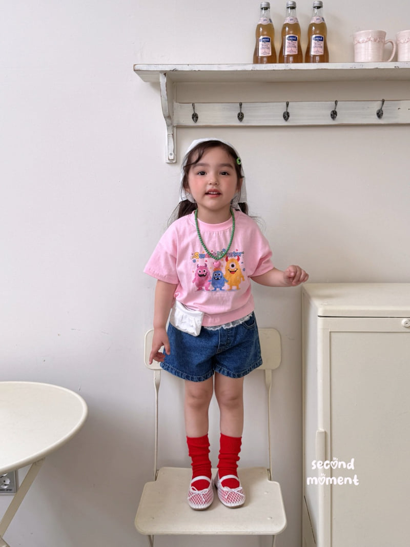 Second Moment - Korean Children Fashion - #fashionkids - Sweet Monster Tee - 11