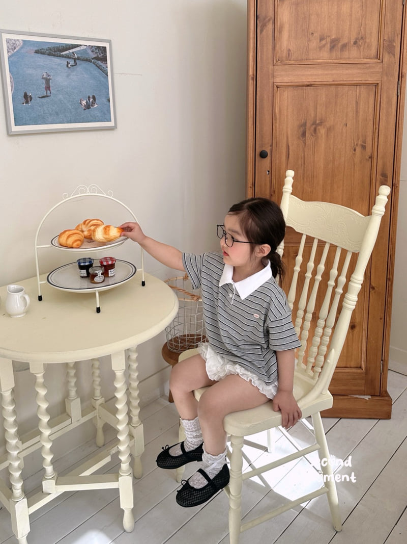 Second Moment - Korean Children Fashion - #fashionkids - Lace Frill Pants - 4