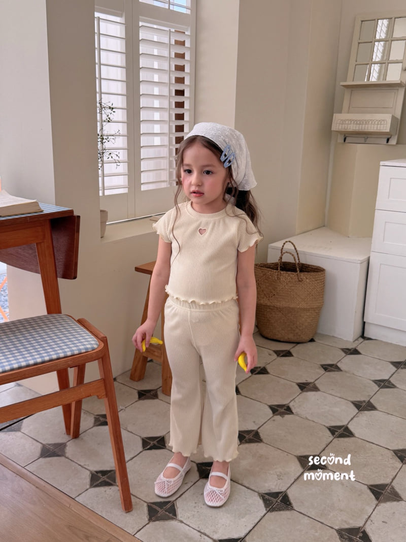 Second Moment - Korean Children Fashion - #kidsshorts - Heart Flutter Tee - 9