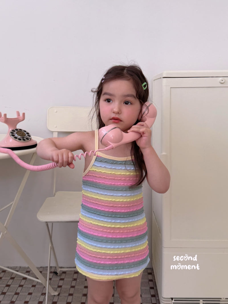 Second Moment - Korean Children Fashion - #kidsshorts - Rainbow One-piece - 10