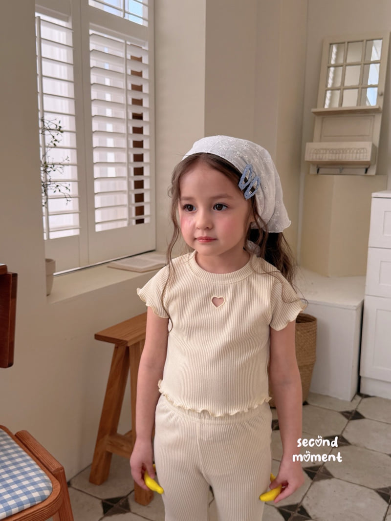 Second Moment - Korean Children Fashion - #kidsstore - Heart Flutter Tee - 10