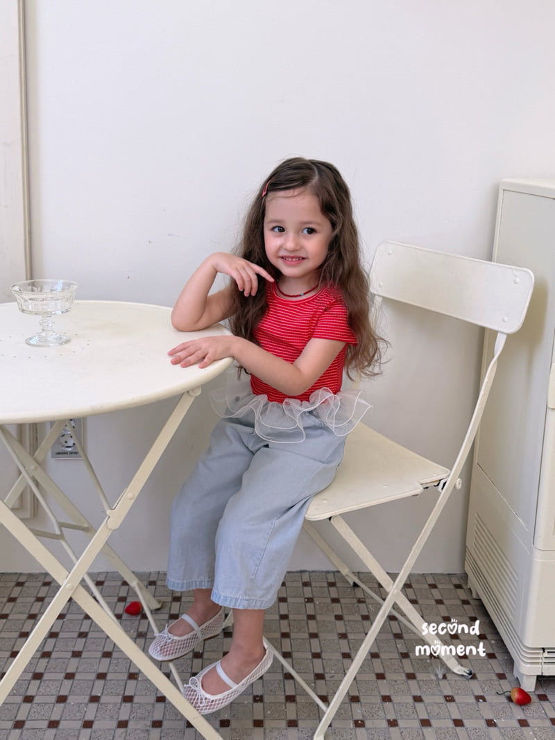 Second Moment - Korean Children Fashion - #kidsstore - Cherry Wire Tee
