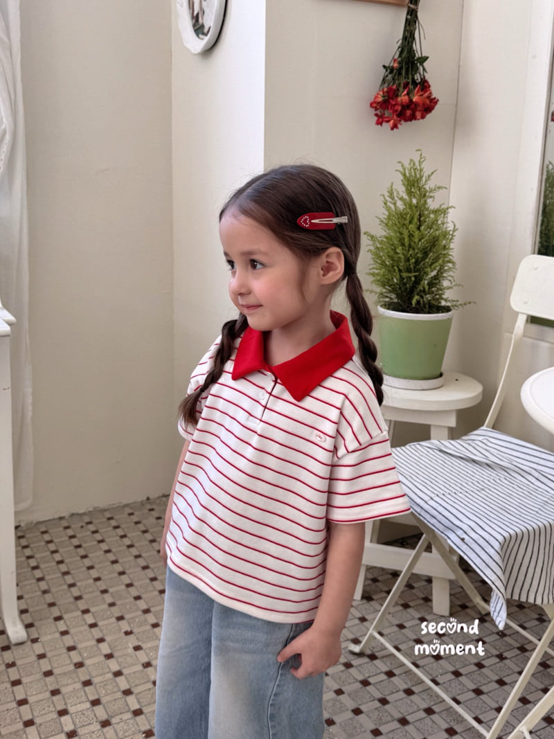 Second Moment - Korean Children Fashion - #kidsstore - Summer Wide Denim Pants - 6