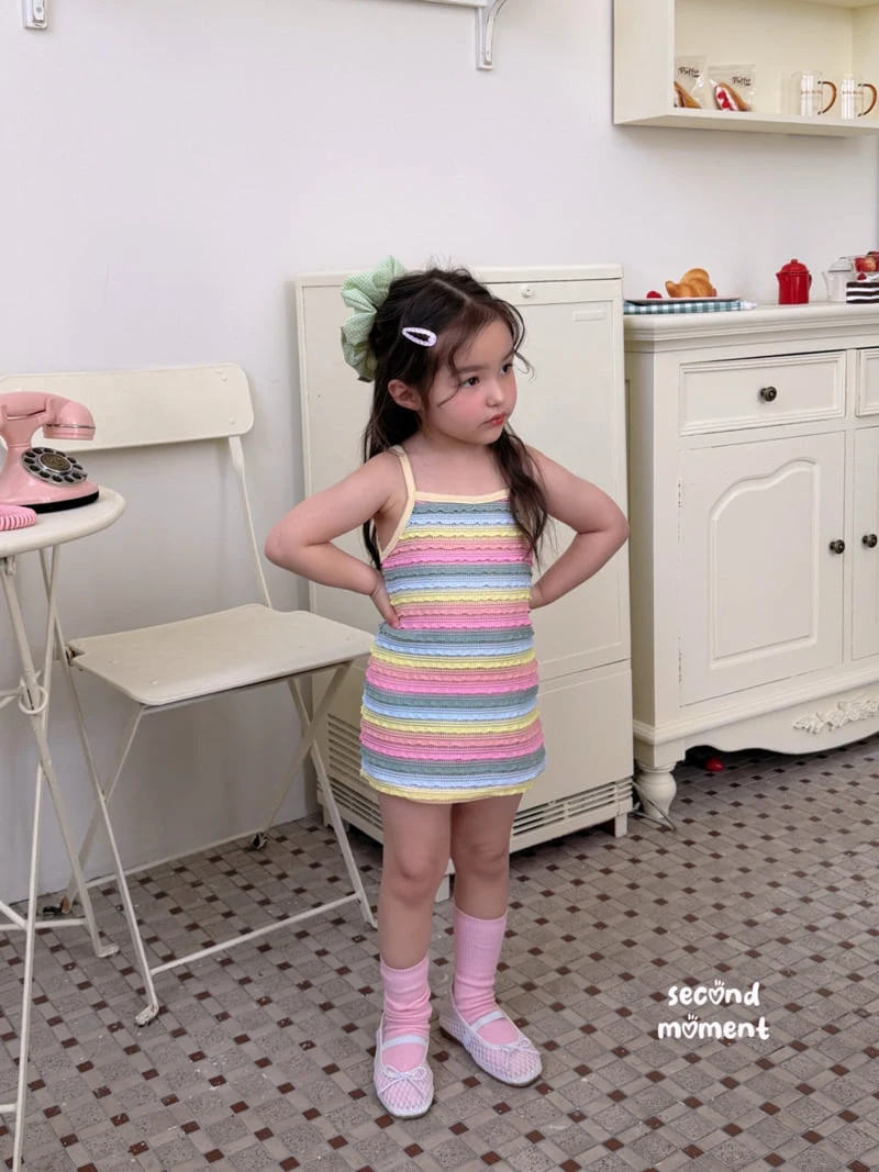 Second Moment - Korean Children Fashion - #kidsstore - Rainbow One-piece - 11