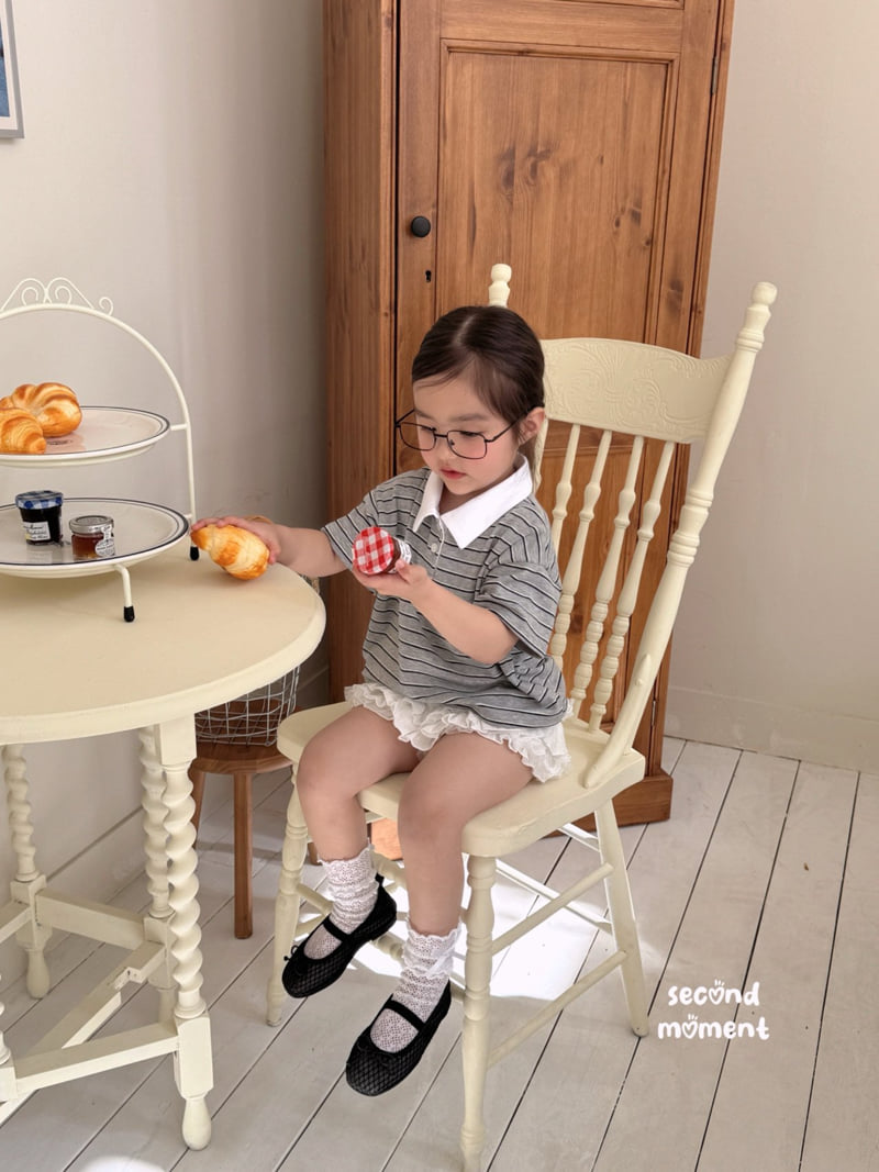 Second Moment - Korean Children Fashion - #kidzfashiontrend - Lace Frill Pants - 6