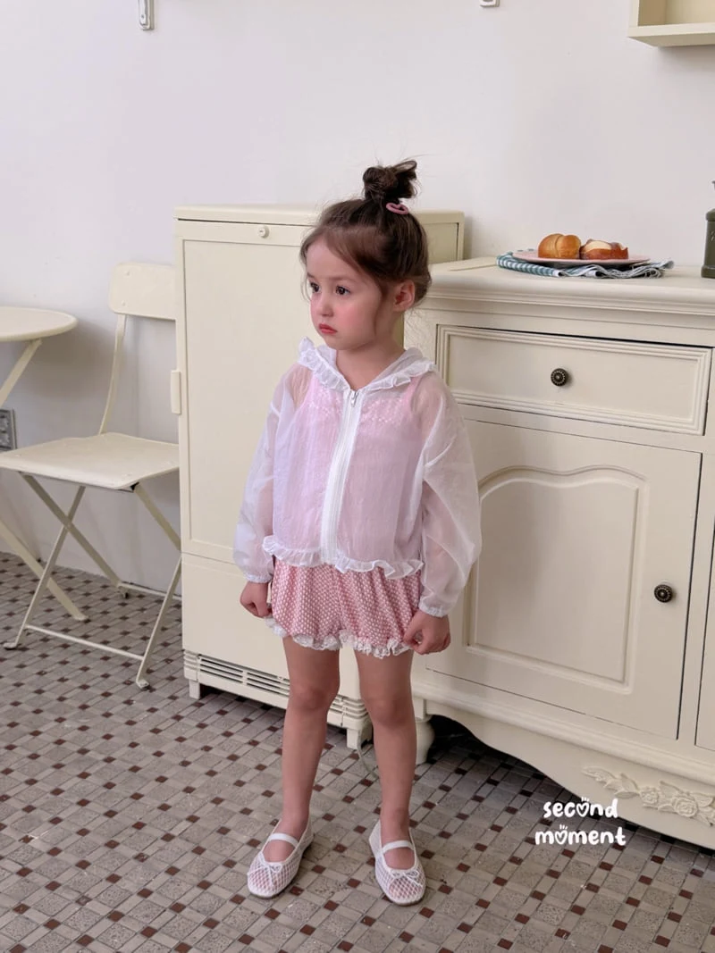 Second Moment - Korean Children Fashion - #kidzfashiontrend - Sheer Frill Hooded Jumper - 12