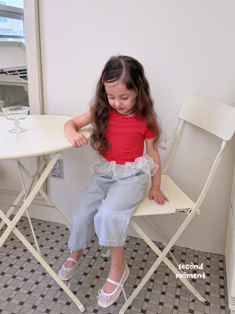 Second Moment - Korean Children Fashion - #kidzfashiontrend - Soda Denim Pants - 10