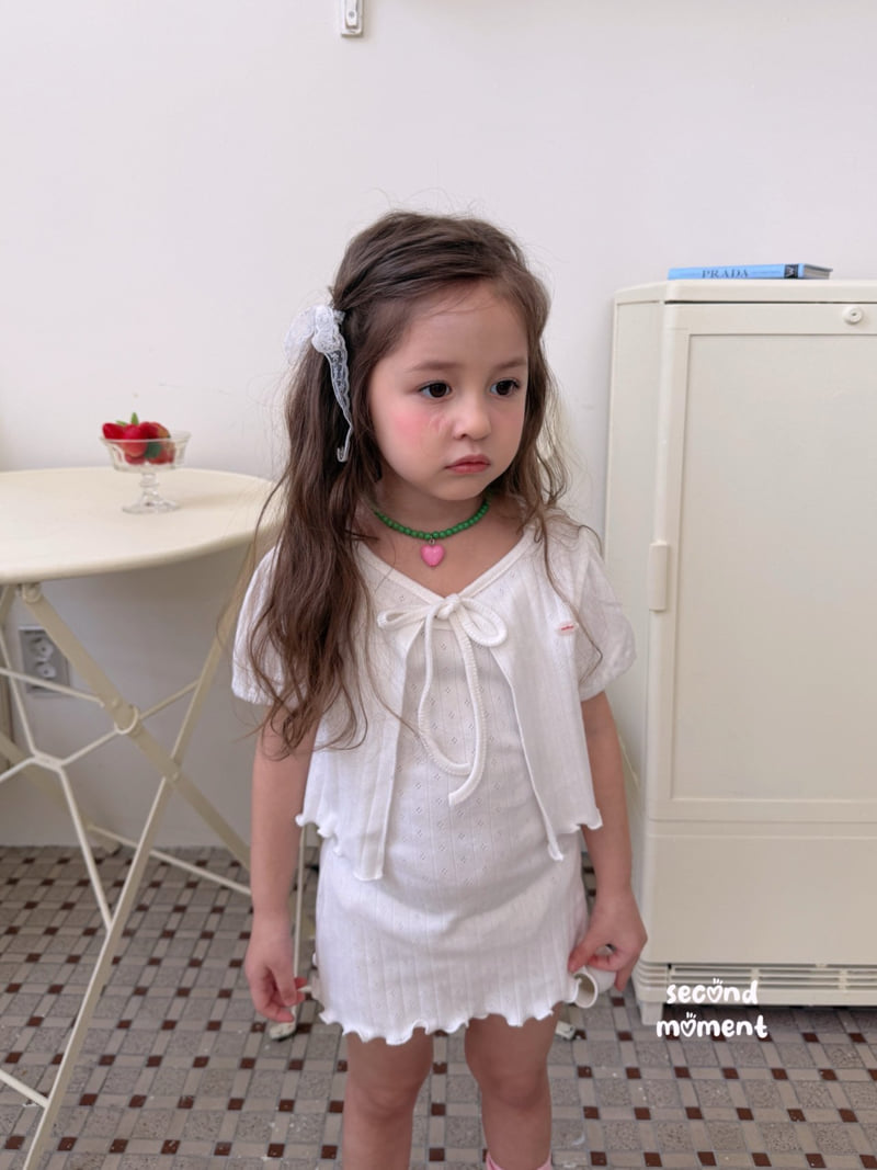 Second Moment - Korean Children Fashion - #kidzfashiontrend - Eyelet One-piece Set - 9