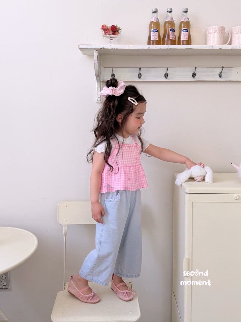 Second Moment - Korean Children Fashion - #kidzfashiontrend - Minky Ribbon Bustier - 5