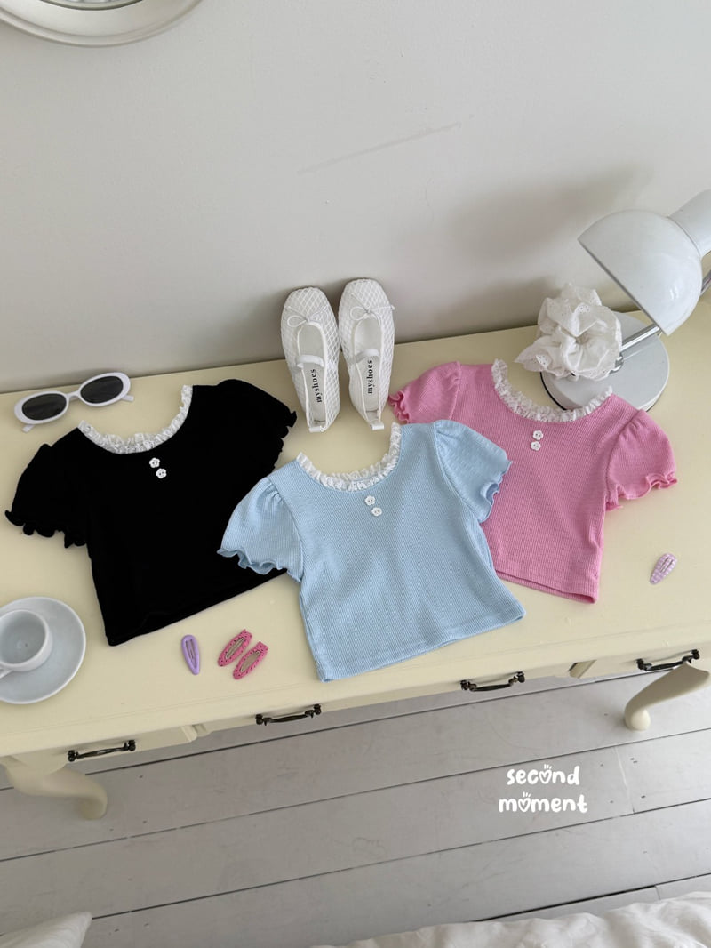 Second Moment - Korean Children Fashion - #kidzfashiontrend - Lily Puff Tee