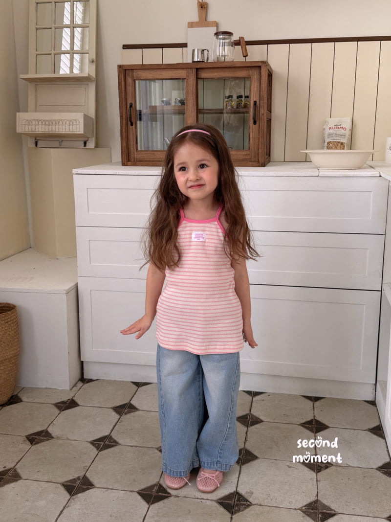 Second Moment - Korean Children Fashion - #littlefashionista - Label Stripe One-piece - 9