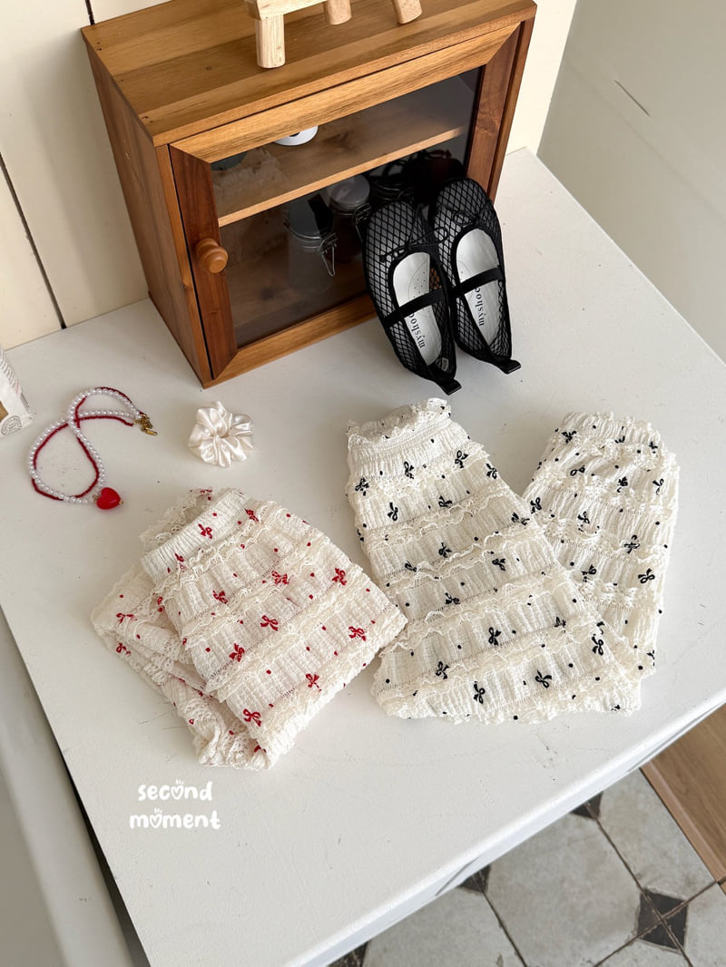 Second Moment - Korean Children Fashion - #littlefashionista - Valley Ribbon Jogger Pants - 3