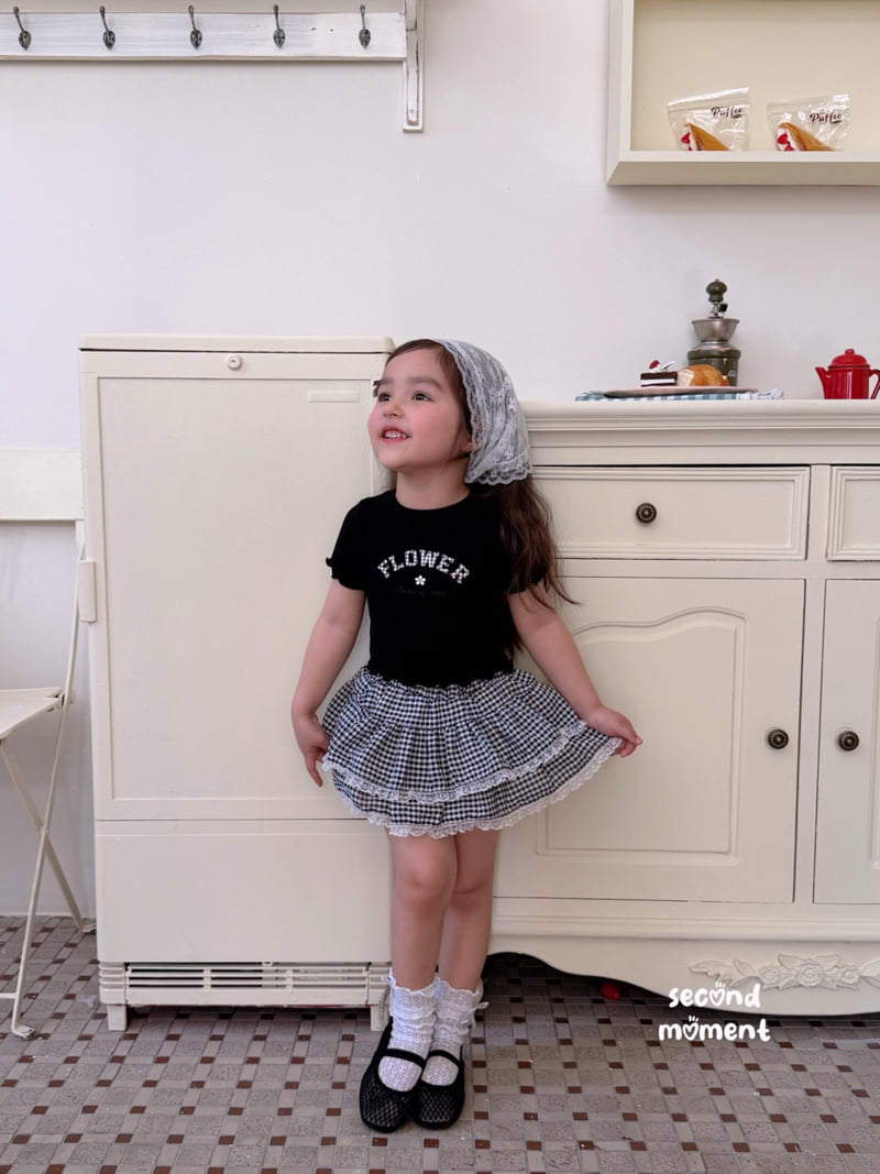 Second Moment - Korean Children Fashion - #littlefashionista - Fruit Check Skirt - 10