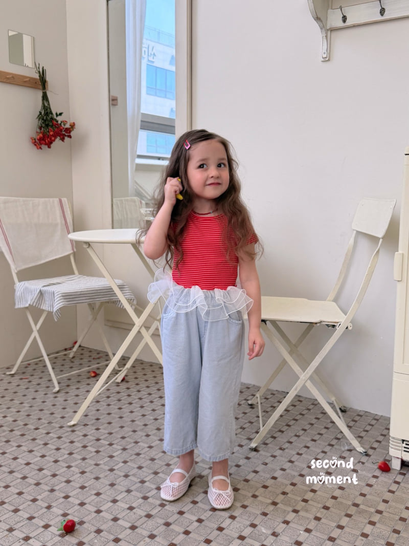 Second Moment - Korean Children Fashion - #littlefashionista - Soda Denim Pants - 12