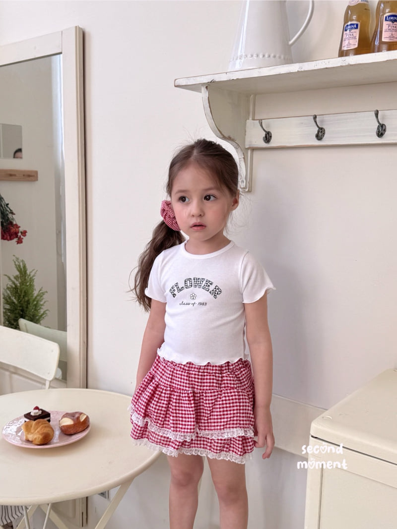 Second Moment - Korean Children Fashion - #littlefashionista - Flower Tee - 6