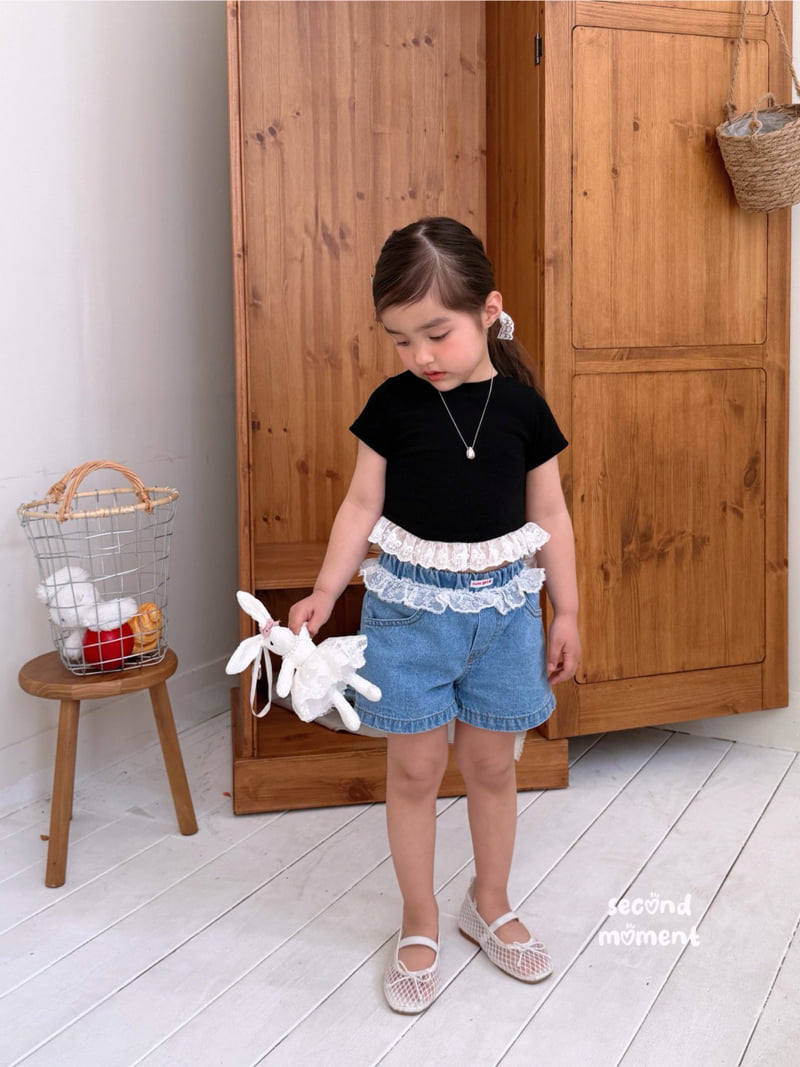 Second Moment - Korean Children Fashion - #magicofchildhood - Gelato Denim Shorts - 11