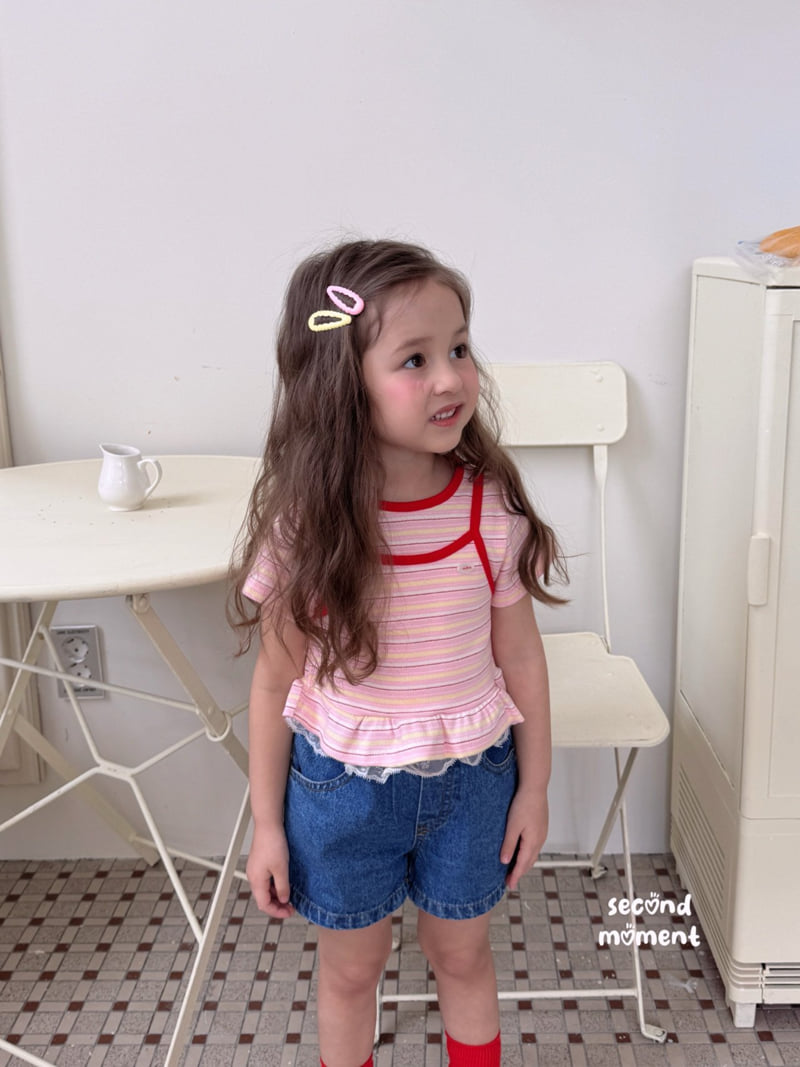 Second Moment - Korean Children Fashion - #magicofchildhood - Rainbow Frill Tee - 9