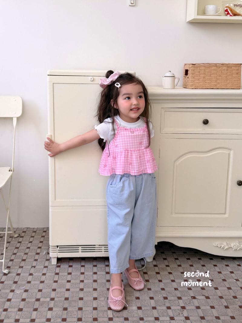 Second Moment - Korean Children Fashion - #magicofchildhood - Minky Ribbon Bustier - 8