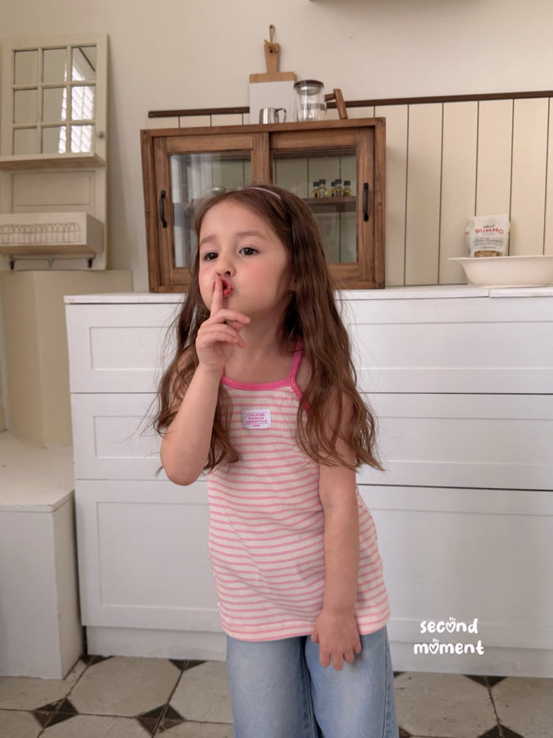 Second Moment - Korean Children Fashion - #minifashionista - Label Stripe One-piece - 11