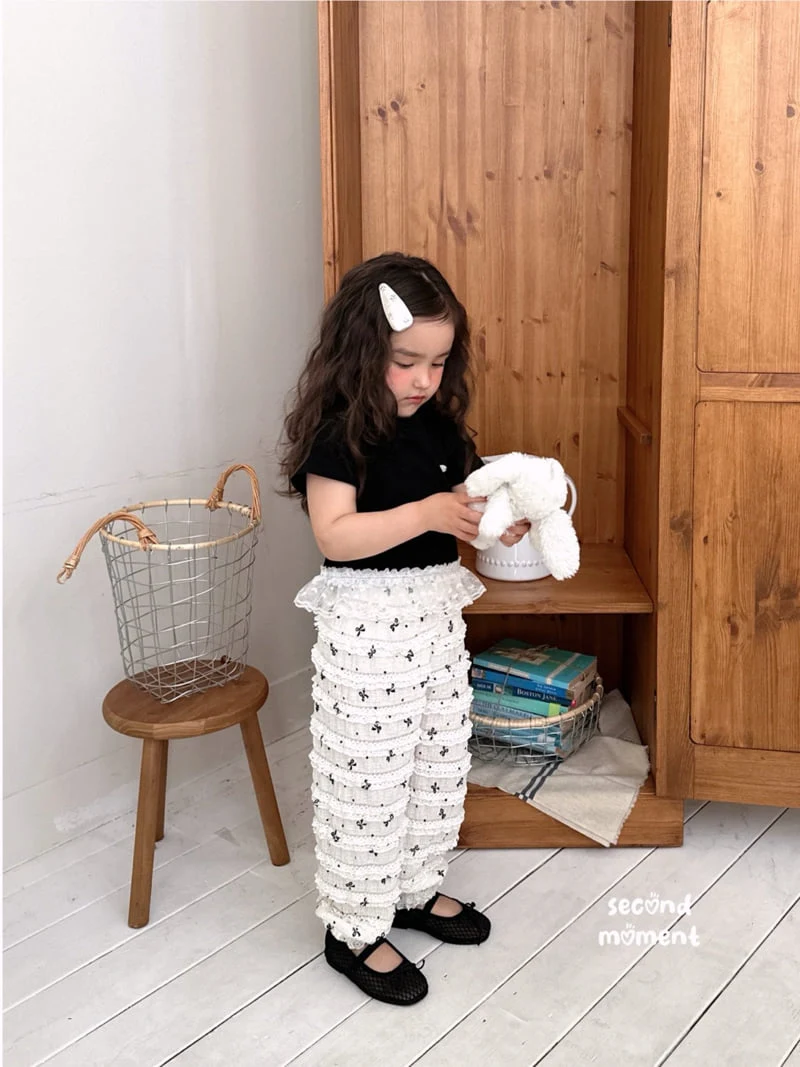 Second Moment - Korean Children Fashion - #minifashionista - Valley Ribbon Jogger Pants - 5